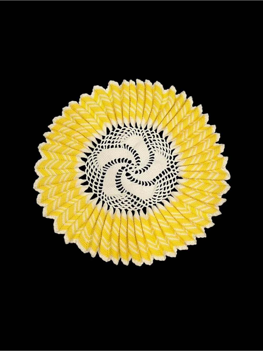 Handmade vtg yellow